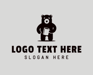 Alcohol - Bear Mug Beer logo design