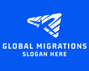 Immigration - Airplane Aviation Airline logo design