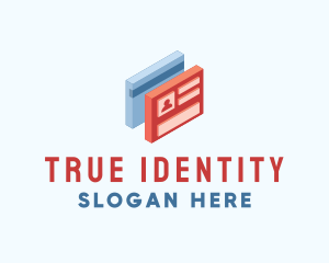 Identity - 3D Identification Card logo design