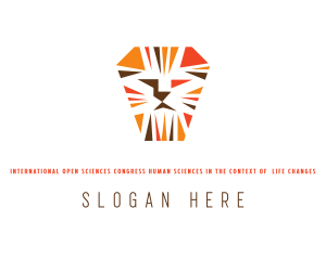 Savanna - Lion Zoo Wildlife logo design