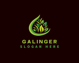 Grass Leaf Garden Logo