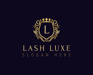 Luxury Shield Crown logo design