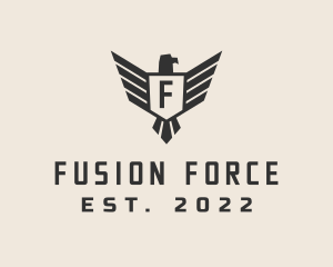 Military Falcon Aviation logo design