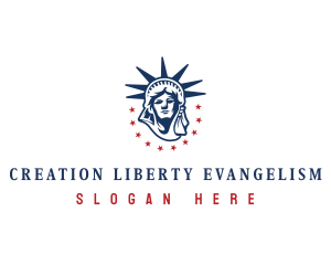 Statue of Liberty America logo design