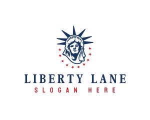 Statue of Liberty America logo design