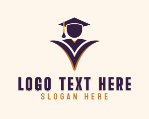 Scholarship - Academic University Graduation logo design