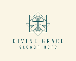 Religious - Holy Religious Crucifix logo design
