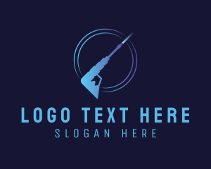 Tool - Pressure Washer Cleaning logo design