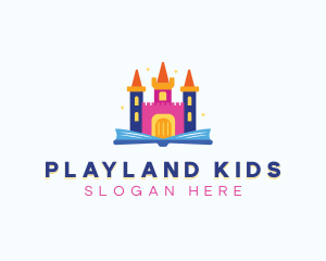 Kindergarten Castle Educational logo design