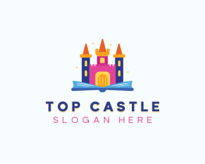 Kindergarten Castle Educational logo design