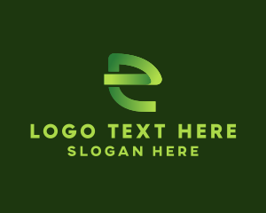 Esports - Modern Ribbon Letter E logo design