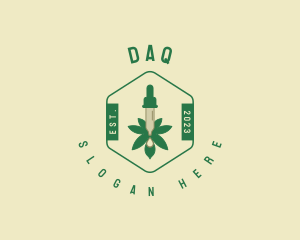 Cbd - Cannabis Weed Oil logo design