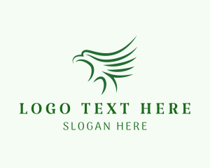 Eagle - Minimalist Luxury Bird logo design