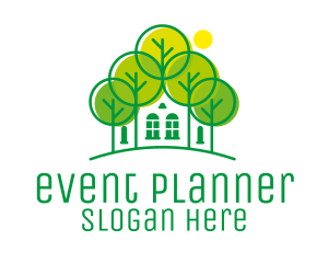 Green Forest House logo design