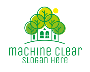 Green Forest House logo design