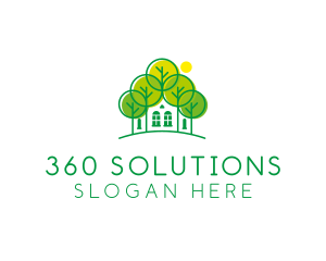 Green Forest House logo design