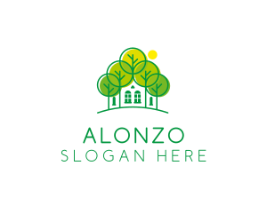 Green Forest House logo design