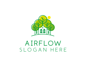 Green Forest House logo design