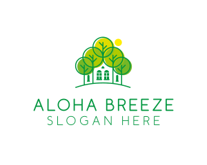 Green Forest House logo design