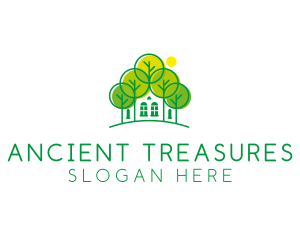 Green Forest House logo design