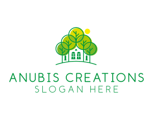 Green Forest House logo design