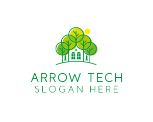 Green Forest House logo design