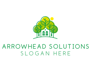 Green Forest House logo design