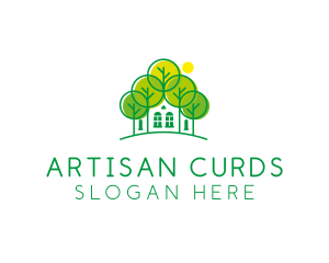 Green Forest House logo design