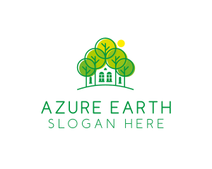 Green Forest House logo design