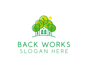 Green Forest House logo design