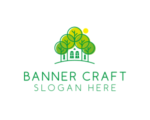 Green Forest House logo design