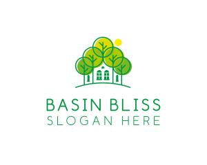 Green Forest House logo design