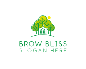 Green Forest House logo design