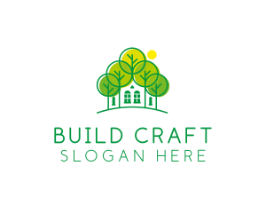 Green Forest House logo design