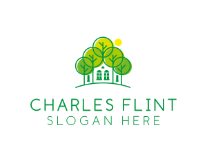 Green Forest House logo design