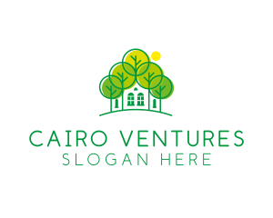 Green Forest House logo design