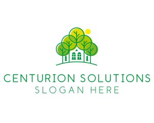 Green Forest House logo design