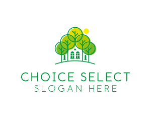 Green Forest House logo design