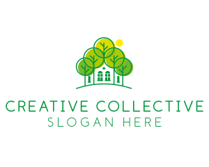 Green Forest House logo design