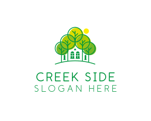 Green Forest House logo design