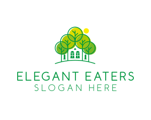 Green Forest House logo design