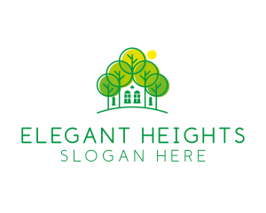 Green Forest House logo design