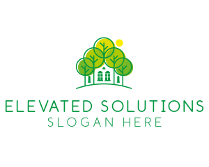 Green Forest House logo design