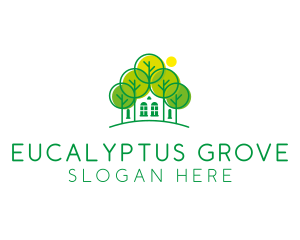 Green Forest House logo design