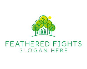 Green Forest House logo design