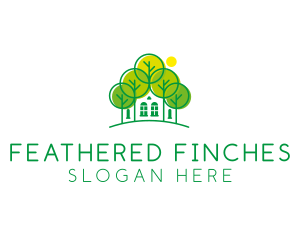 Green Forest House logo design