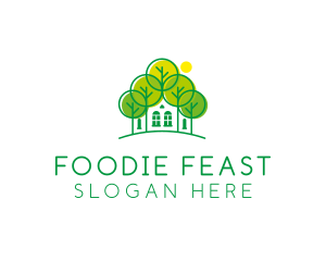 Green Forest House logo design