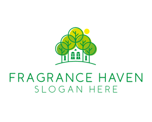 Green Forest House logo design