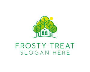 Green Forest House logo design