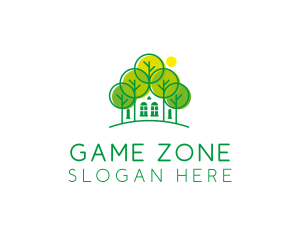 Green Forest House logo design